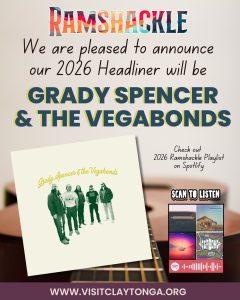 GRADY SPENCER AND THE VEGABONDS TO HEADLINE RAMSHACKLE 2026