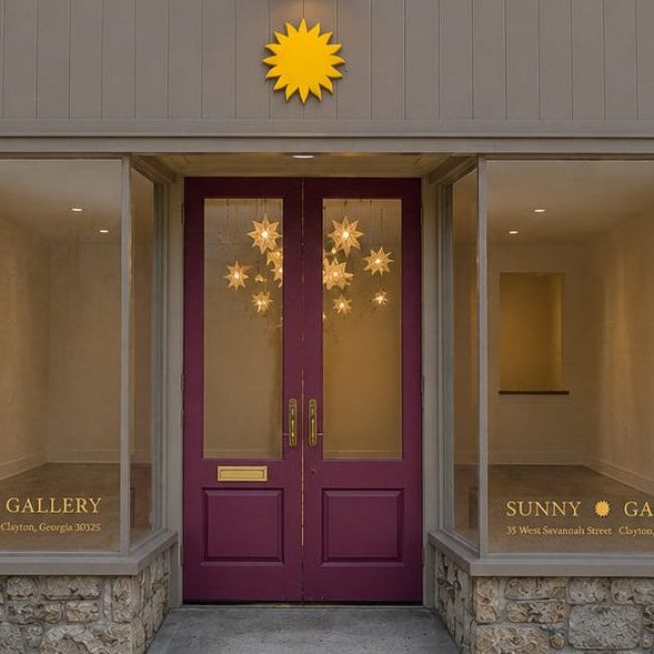 Sunny Gallery in downtown Clayton, Georgia
