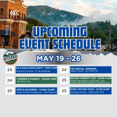 Clayton GA Events May 2025